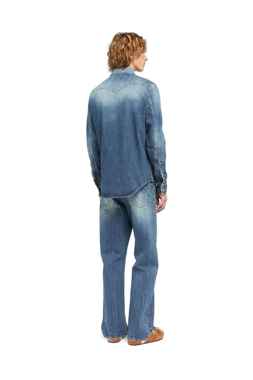 ALANUI-Pacific Roads Denim Shirt-NOWALL