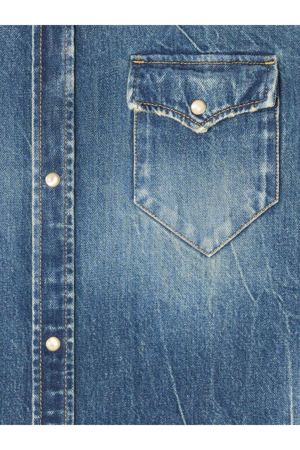 ALANUI-Pacific Roads Denim Shirt-NOWALL