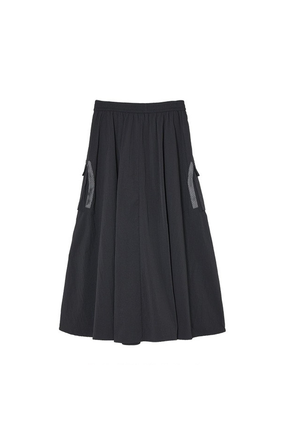 MICALLE MICALLE-Panel Switching Flare Skirt-NOWALL