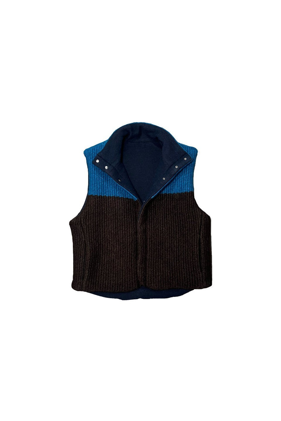 MAYKAM-Reversible Knit Vest-NOWALL