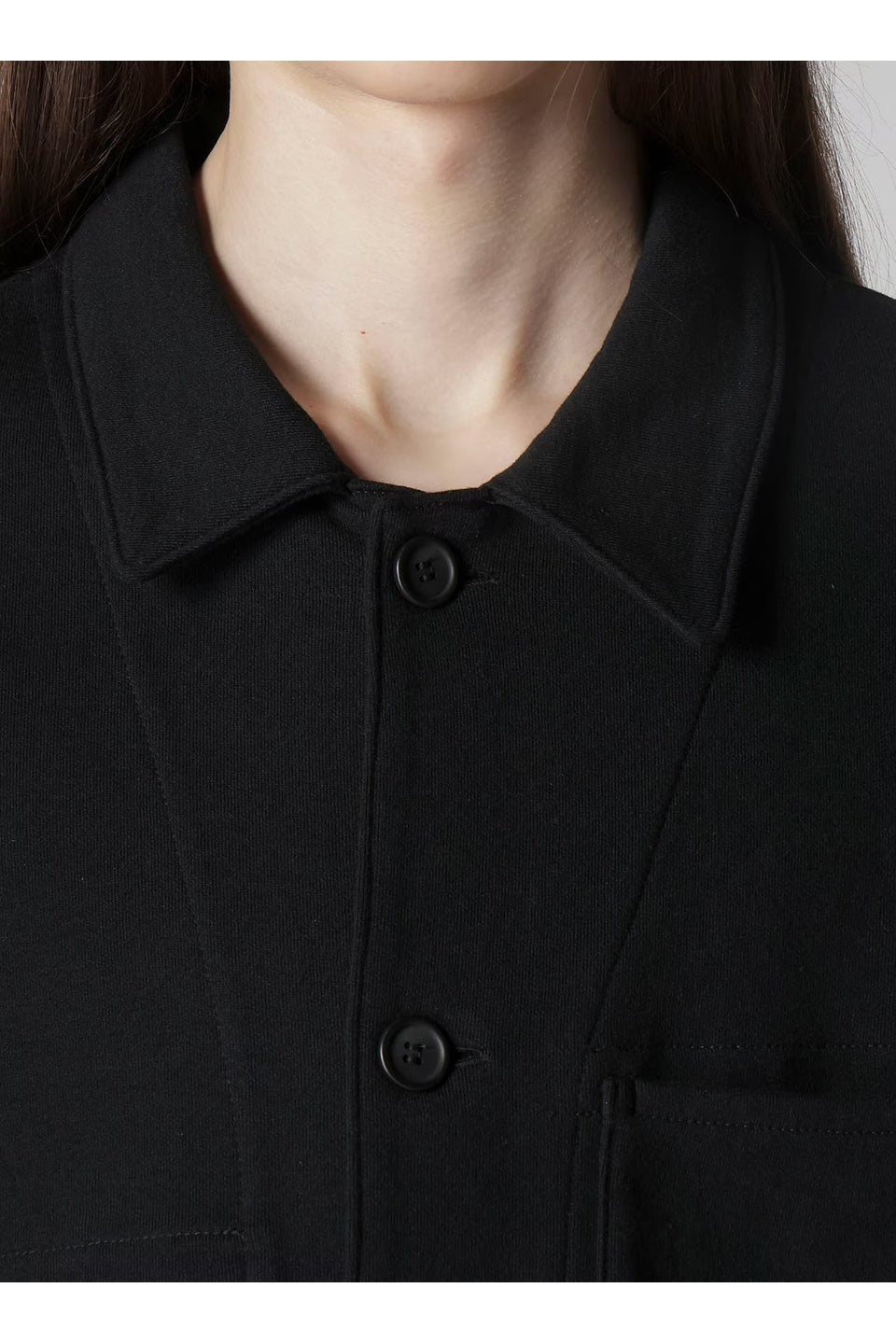 Yohji Yamamoto POUR HOMME-Regulation French Terry Shirt Jacket-NOWALL