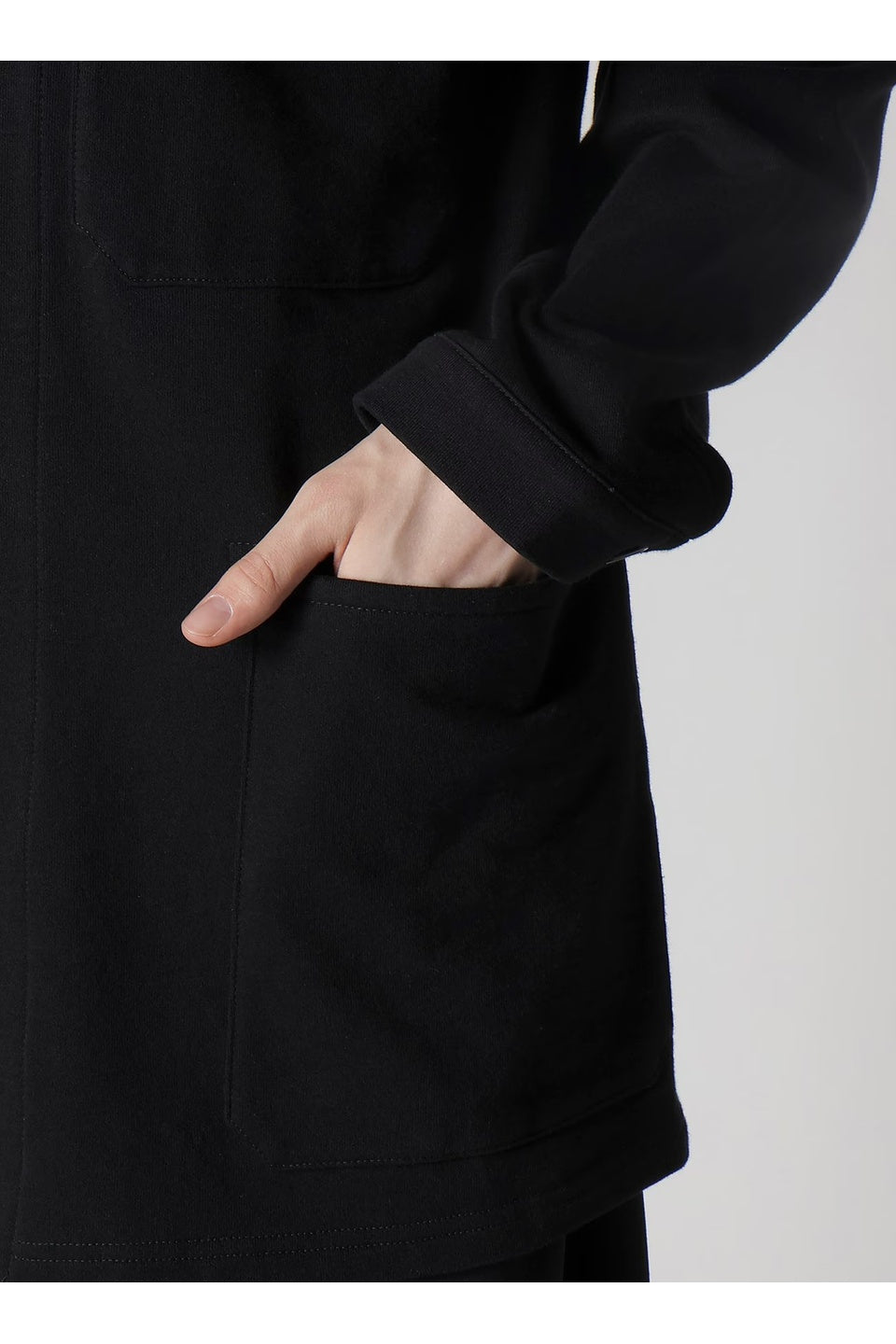 Yohji Yamamoto POUR HOMME-Regulation French Terry Shirt Jacket-NOWALL
