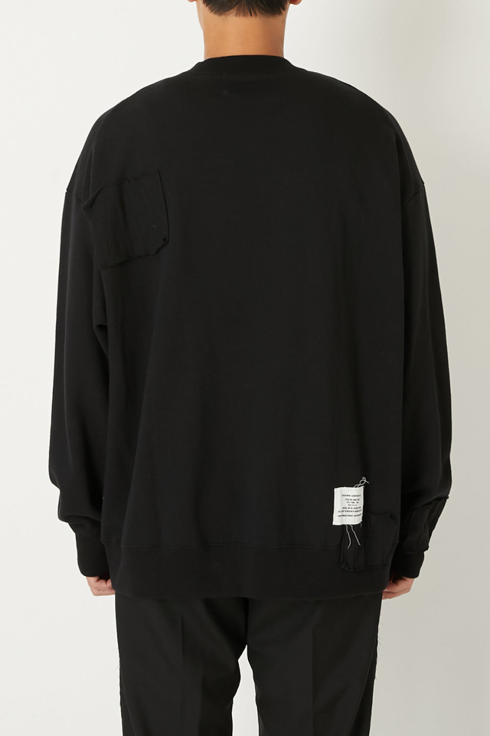 ALMOSTBLACK-Remake Print Sweat-NOWALL