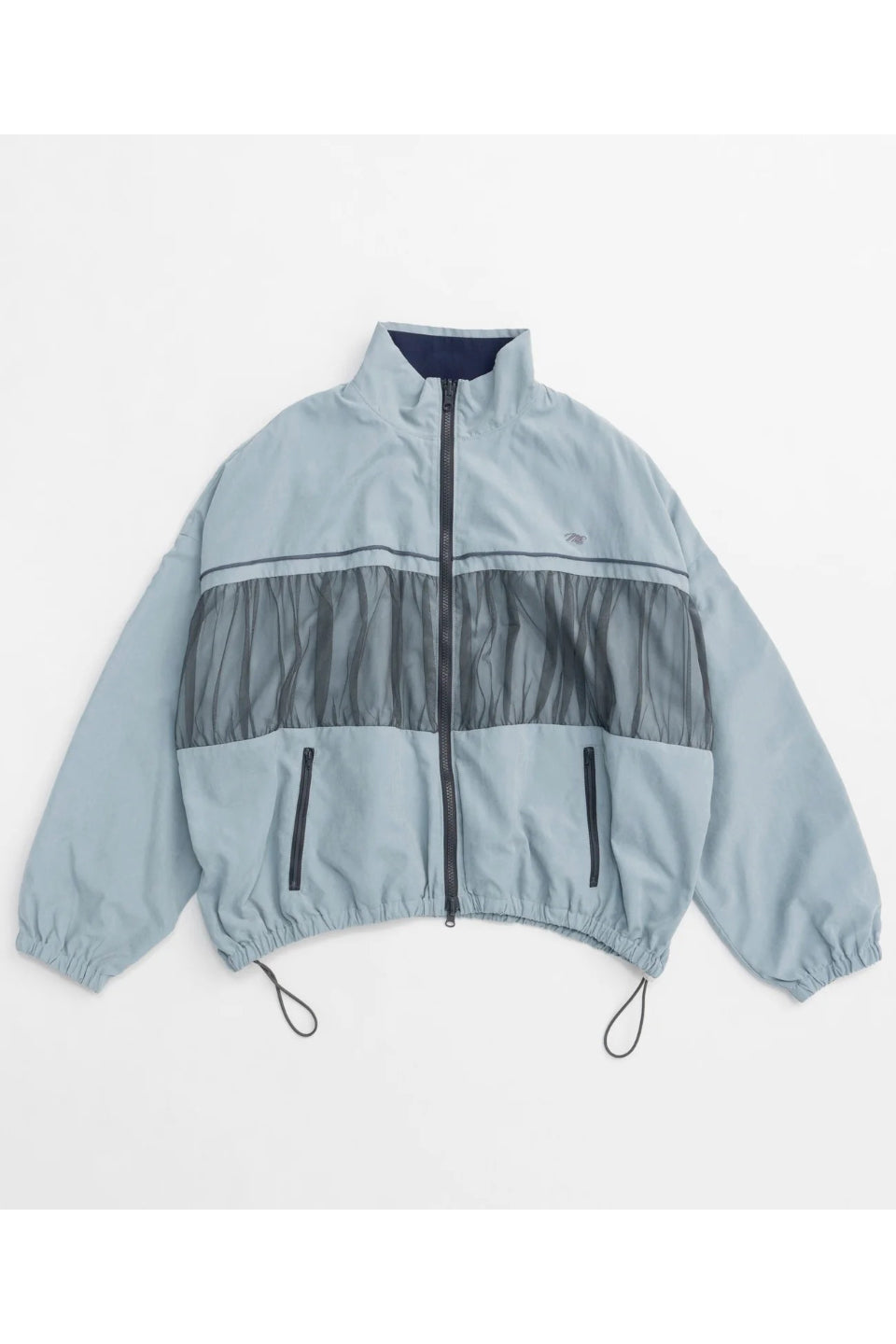 MAISON SPECIAL-Reversible Tulle Docking Track Jacket-NOWALL