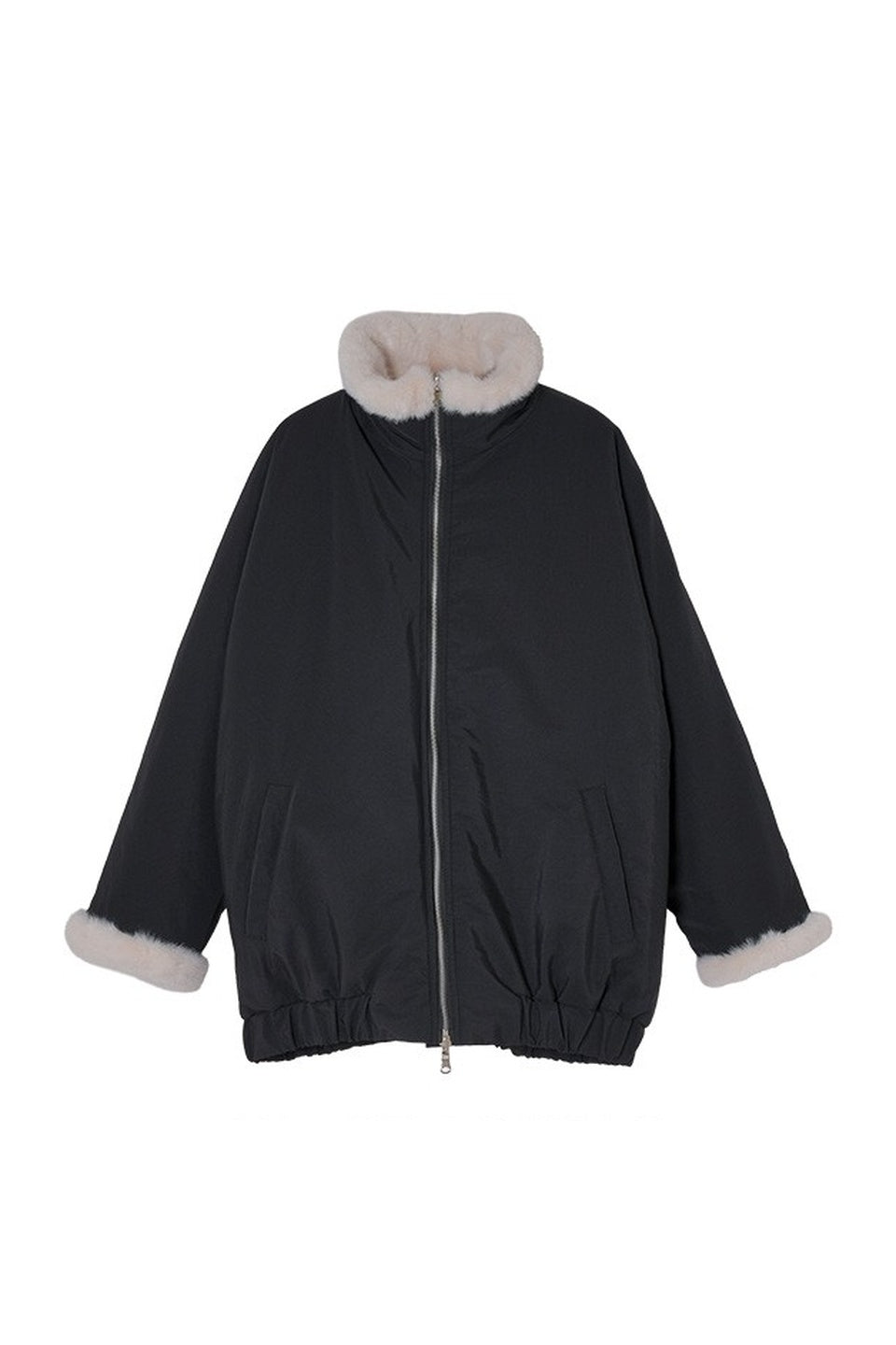 MICALLE MICALLE-Reversible Two-Tone Switch Blouson-NOWALL