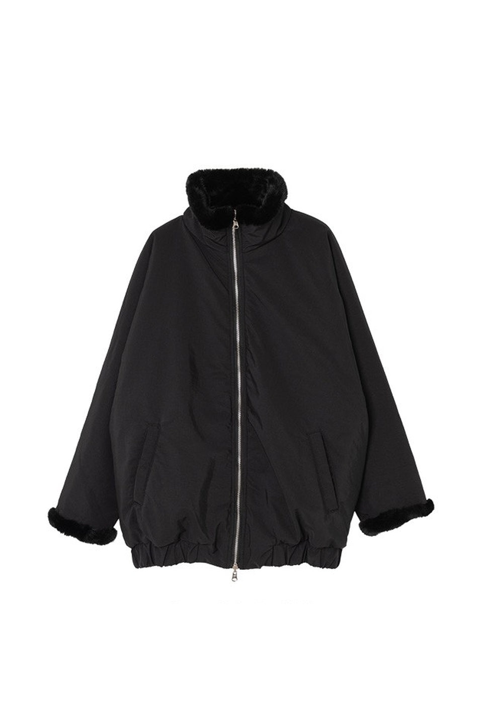 MICALLE MICALLE-Reversible Two-Tone Switch Blouson-NOWALL