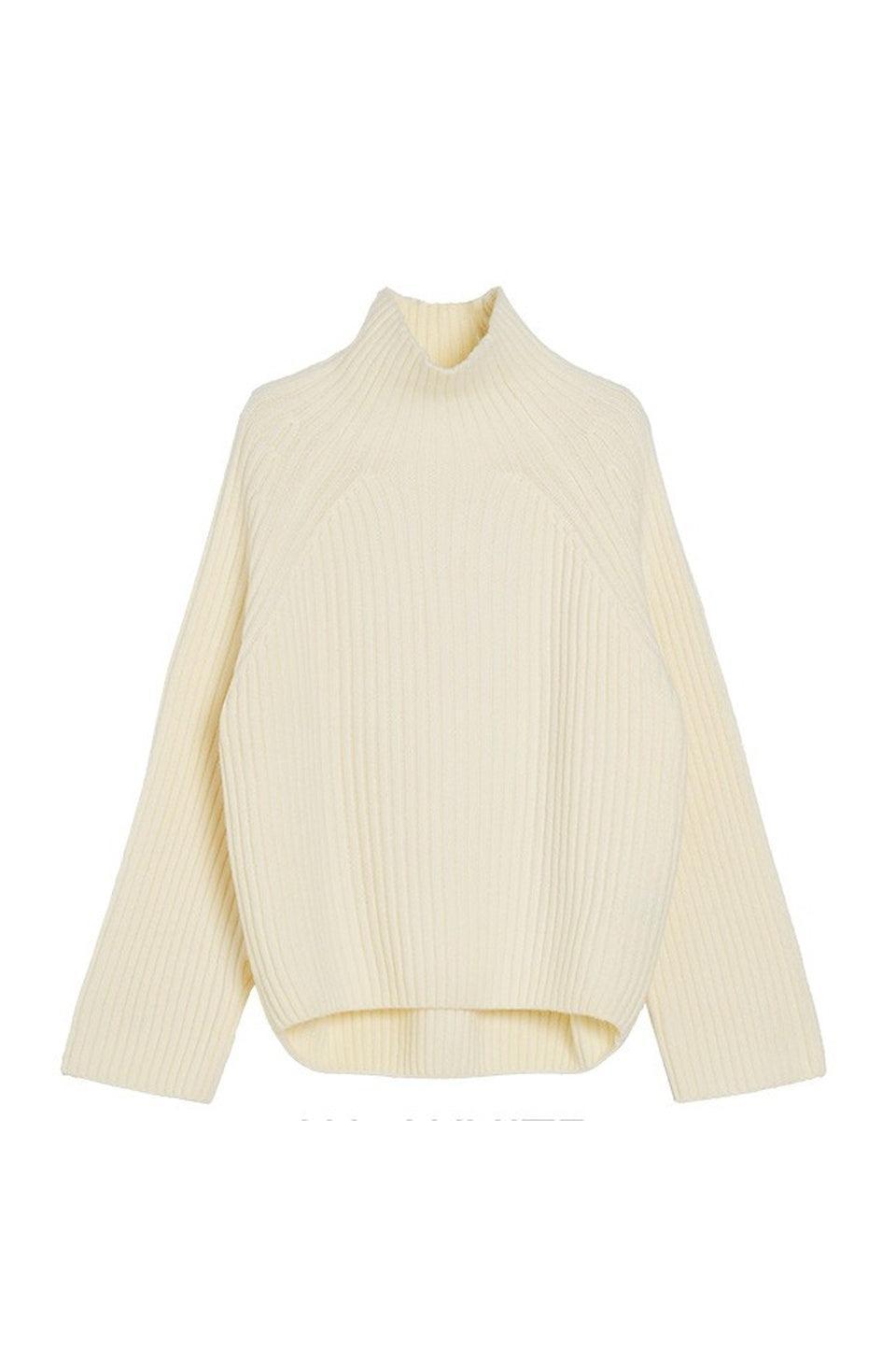 MICALLE MICALLE-Rib Knit Sweater-NOWALL