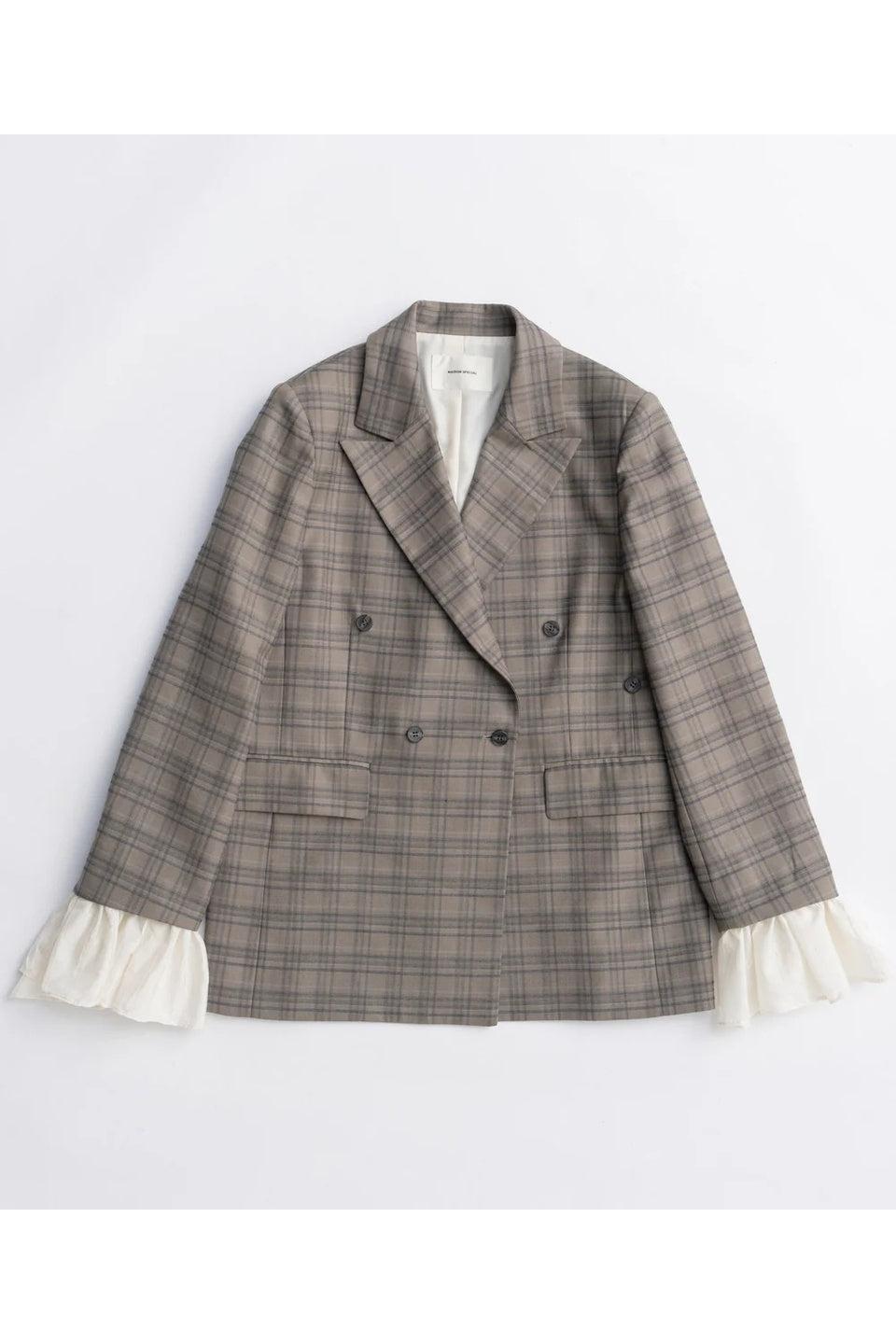 メゾンスペシャル　フラワービーズフードパーカー MAISON SPECIAL（メゾンスペシャル）の「Embroidery Flower