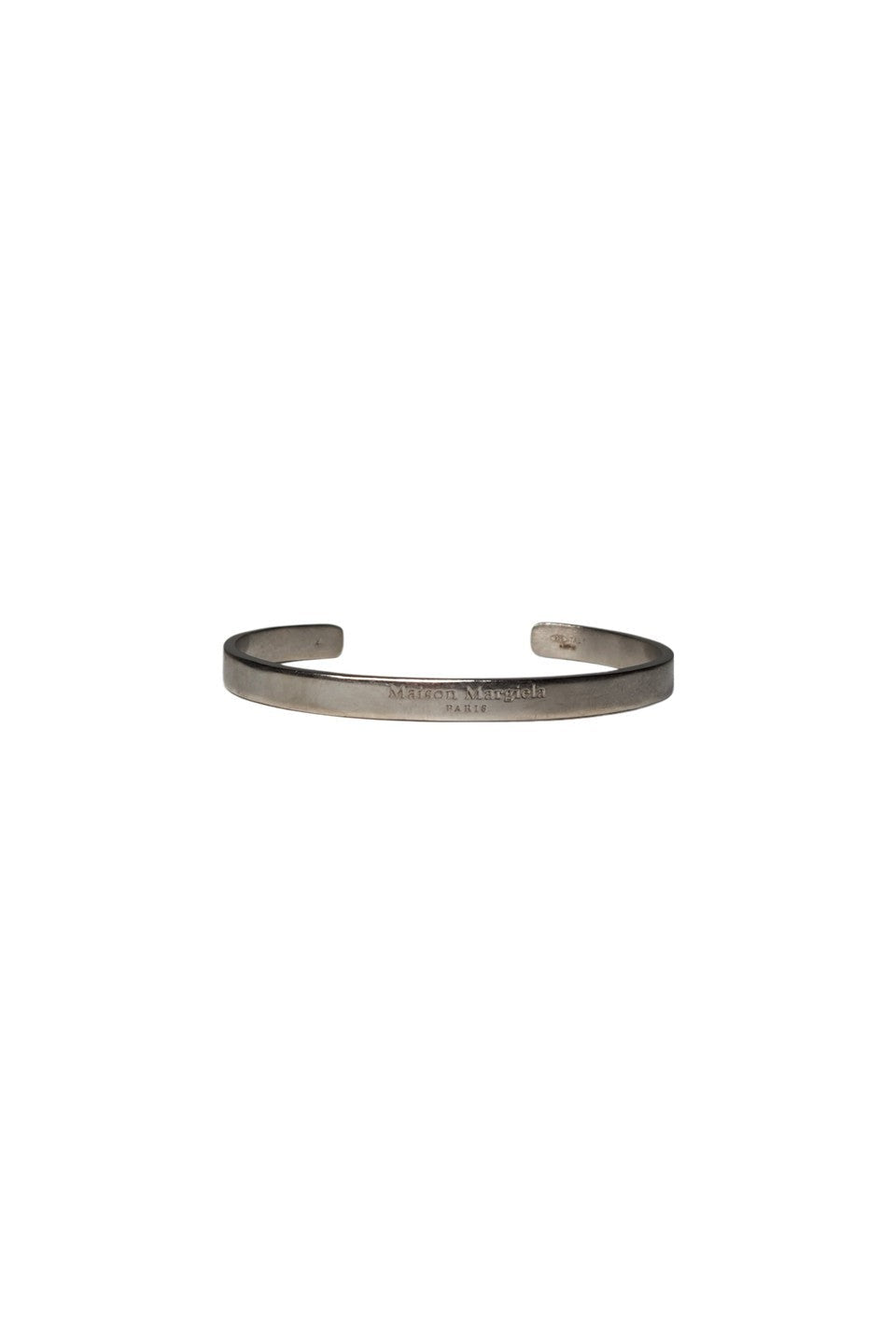 Maison Margiela-SILVER LOGO BANGLE-NOWALL