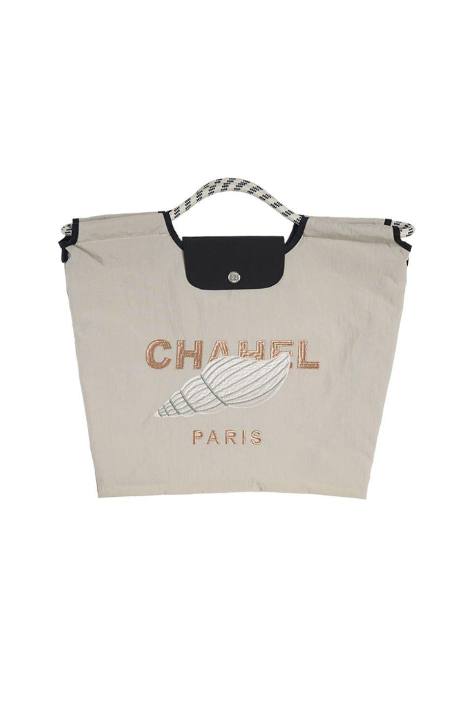 MICALLE MICALLE-SPIRAL SHELL MOTIF FLAP BAG-NOWALL