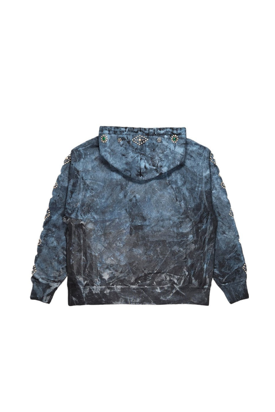 DENIM DOCTORS-STUDDED HOODIE-NOWALL