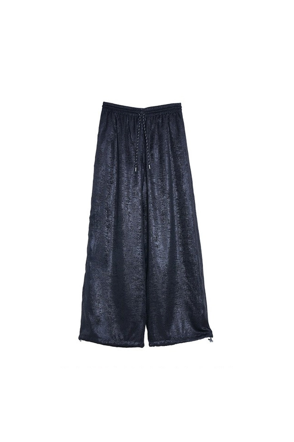 MICALLE MICALLE-Shiny Easy Wide Pants-NOWALL
