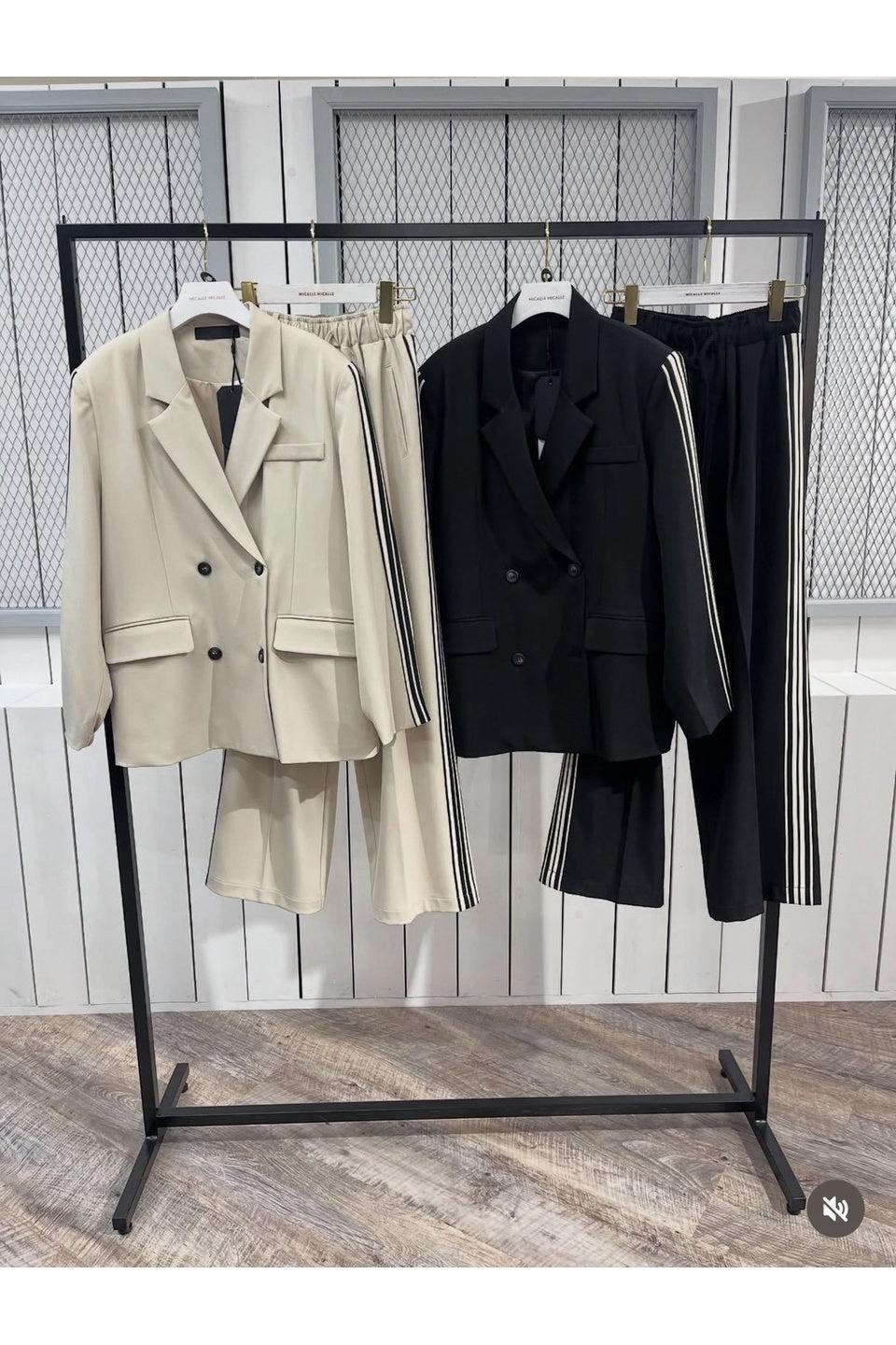 MICALLE MICALLE-Side Line Double Jacket Set Up-NOWALL