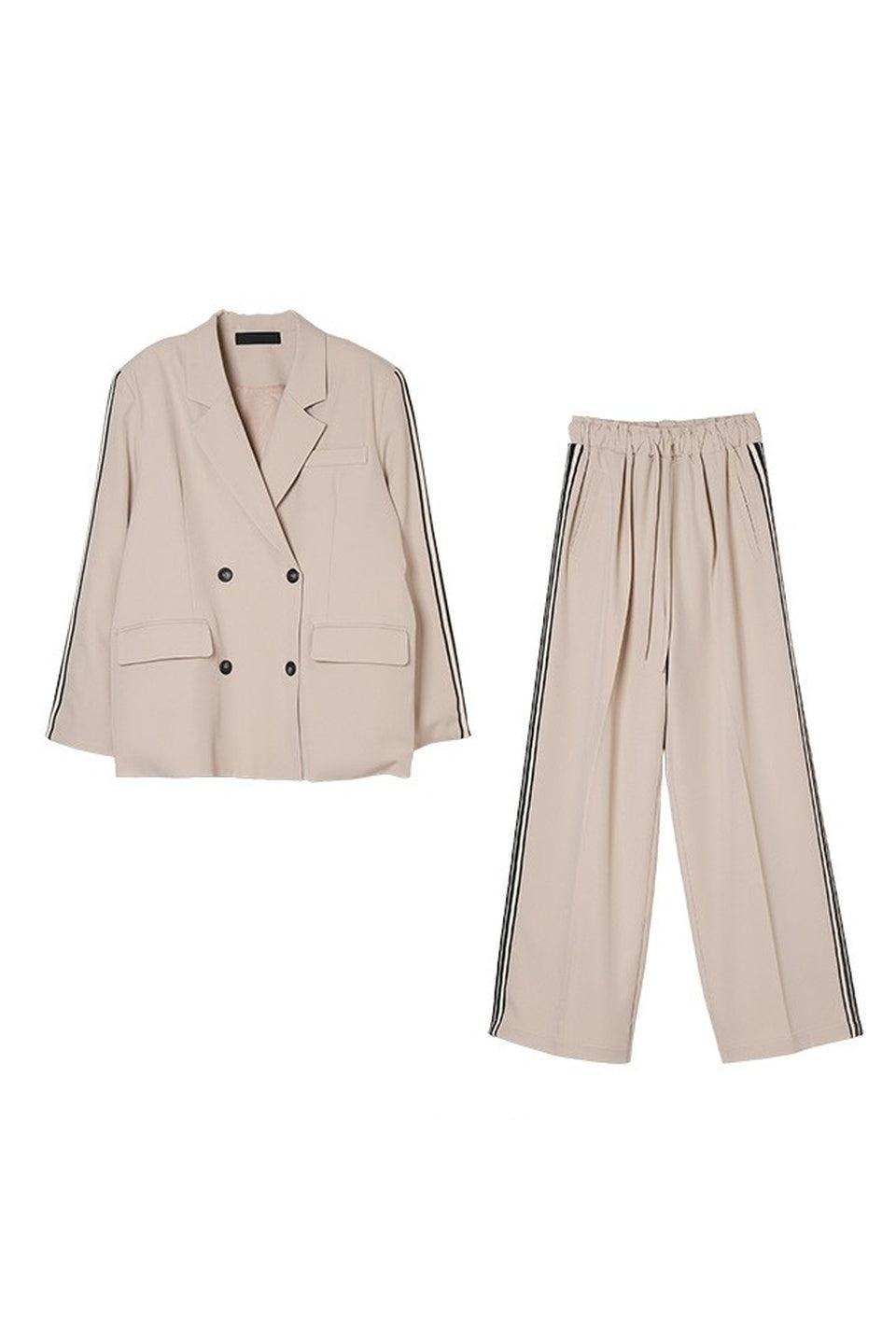 MICALLE MICALLE-Side Line Double Jacket Set Up-NOWALL