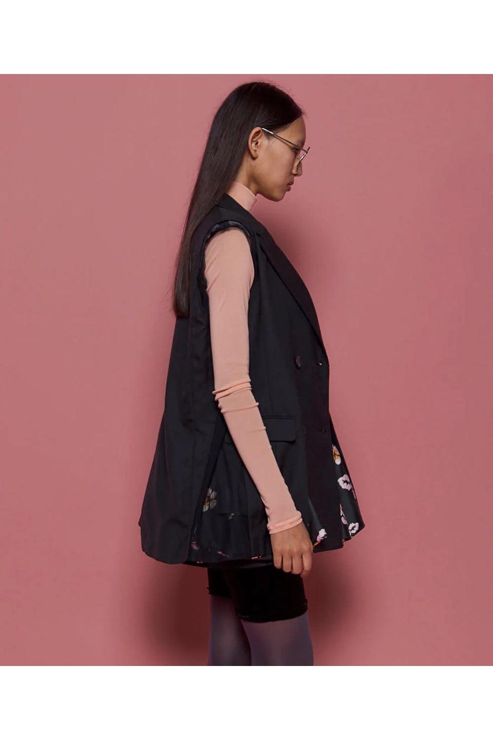 MAISON SPECIAL-Side Tulle Gilet-NOWALL