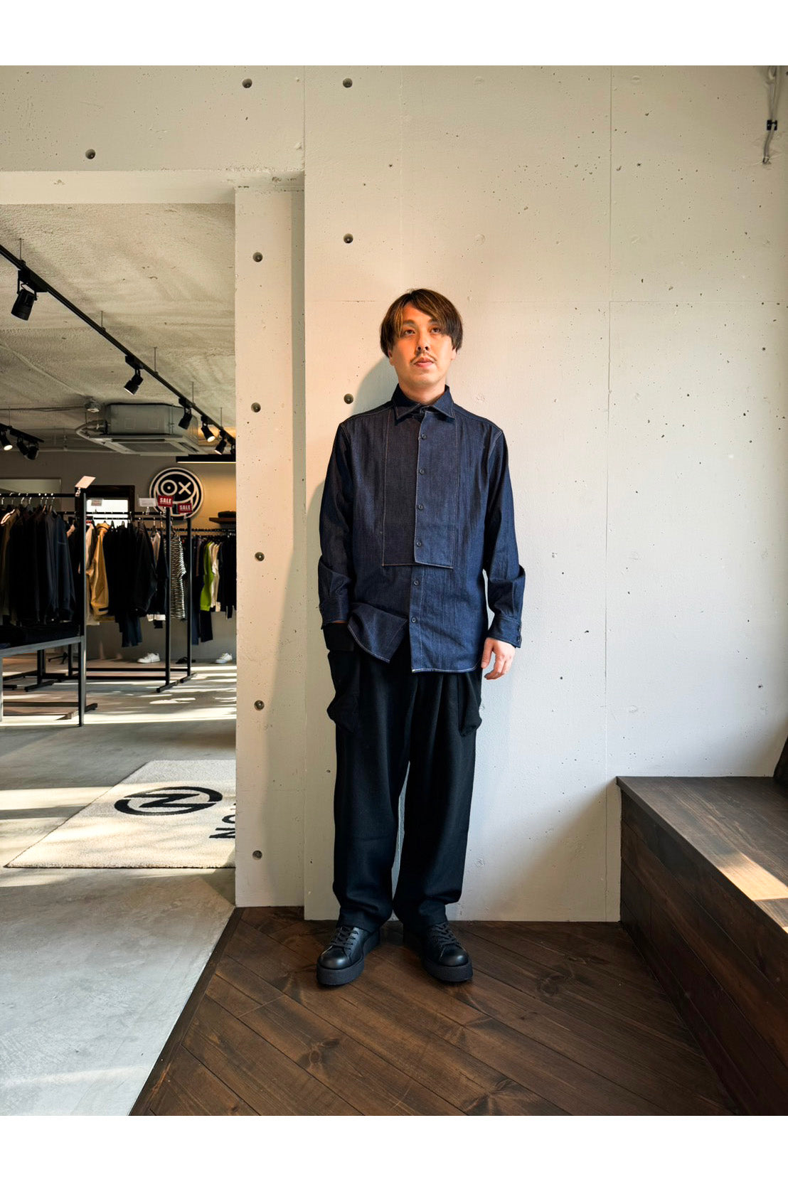 Yohji Yamamoto POUR HOMME-Soft Jersey Out Pocket Pants-NOWALL