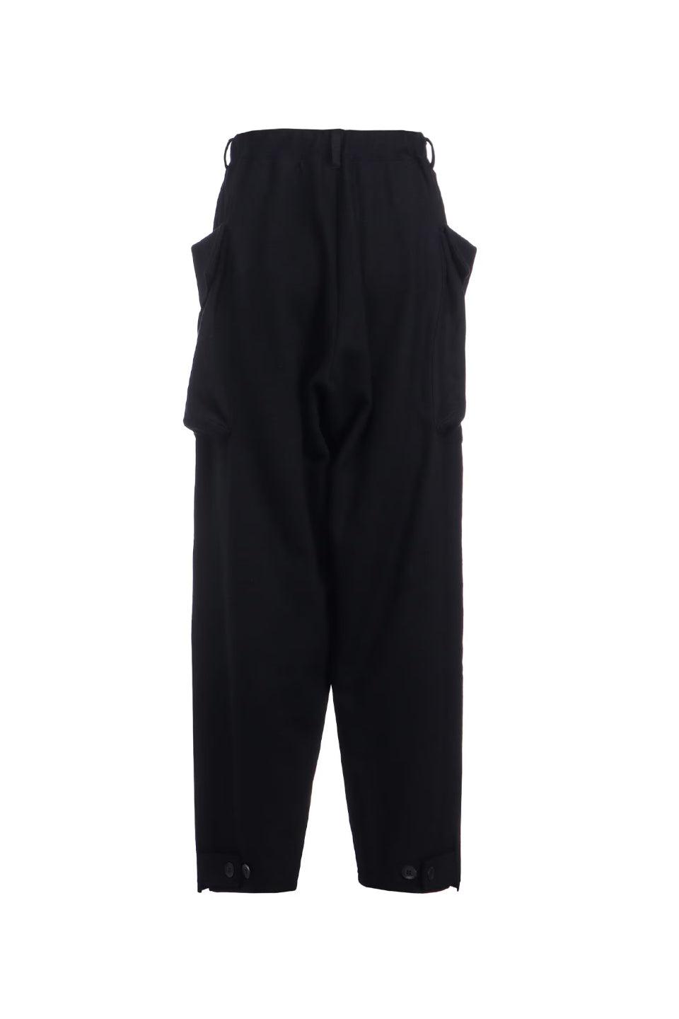 Yohji Yamamoto POUR HOMME-Soft Jersey Out Pocket Pants-NOWALL