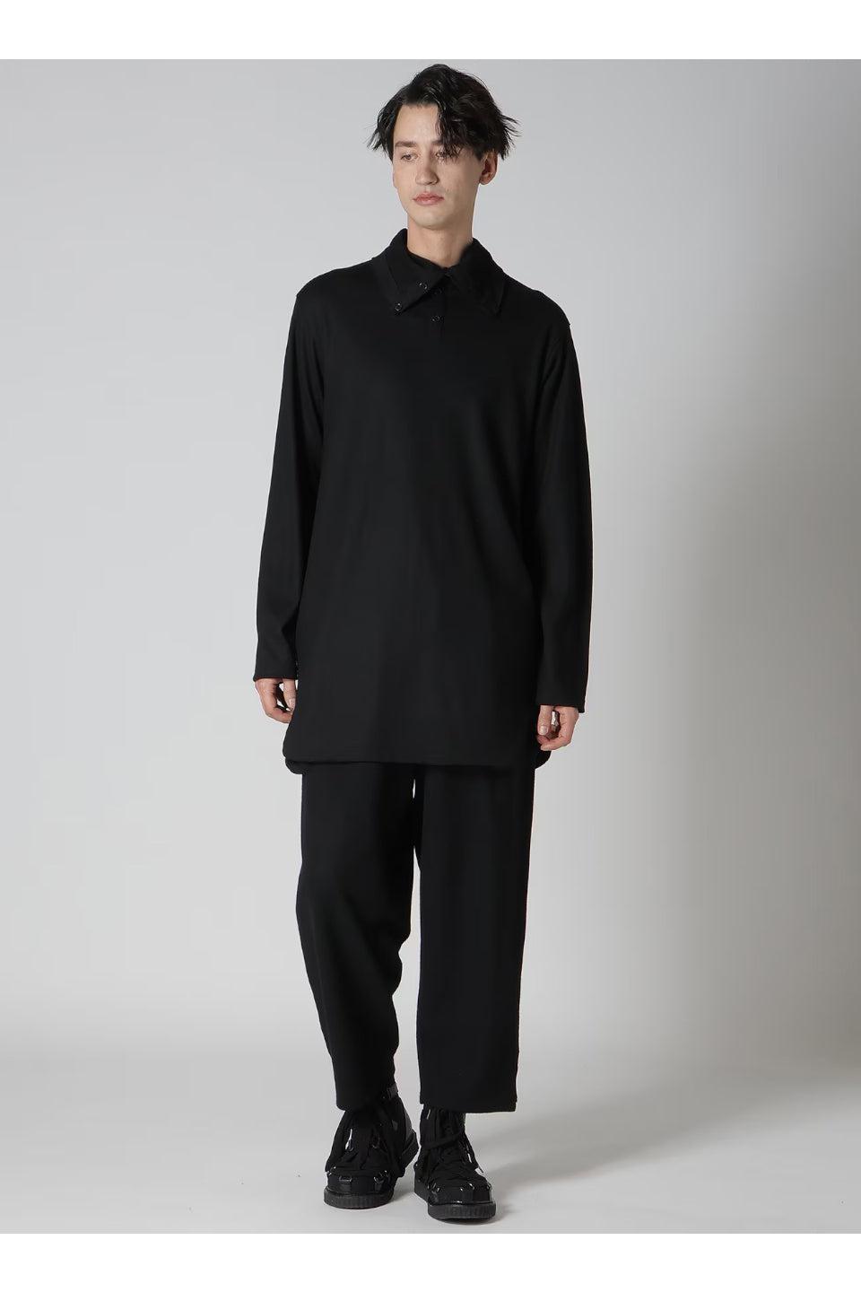 Yohji Yamamoto POUR HOMME-Soft Jersey Out Pocket Pants-NOWALL