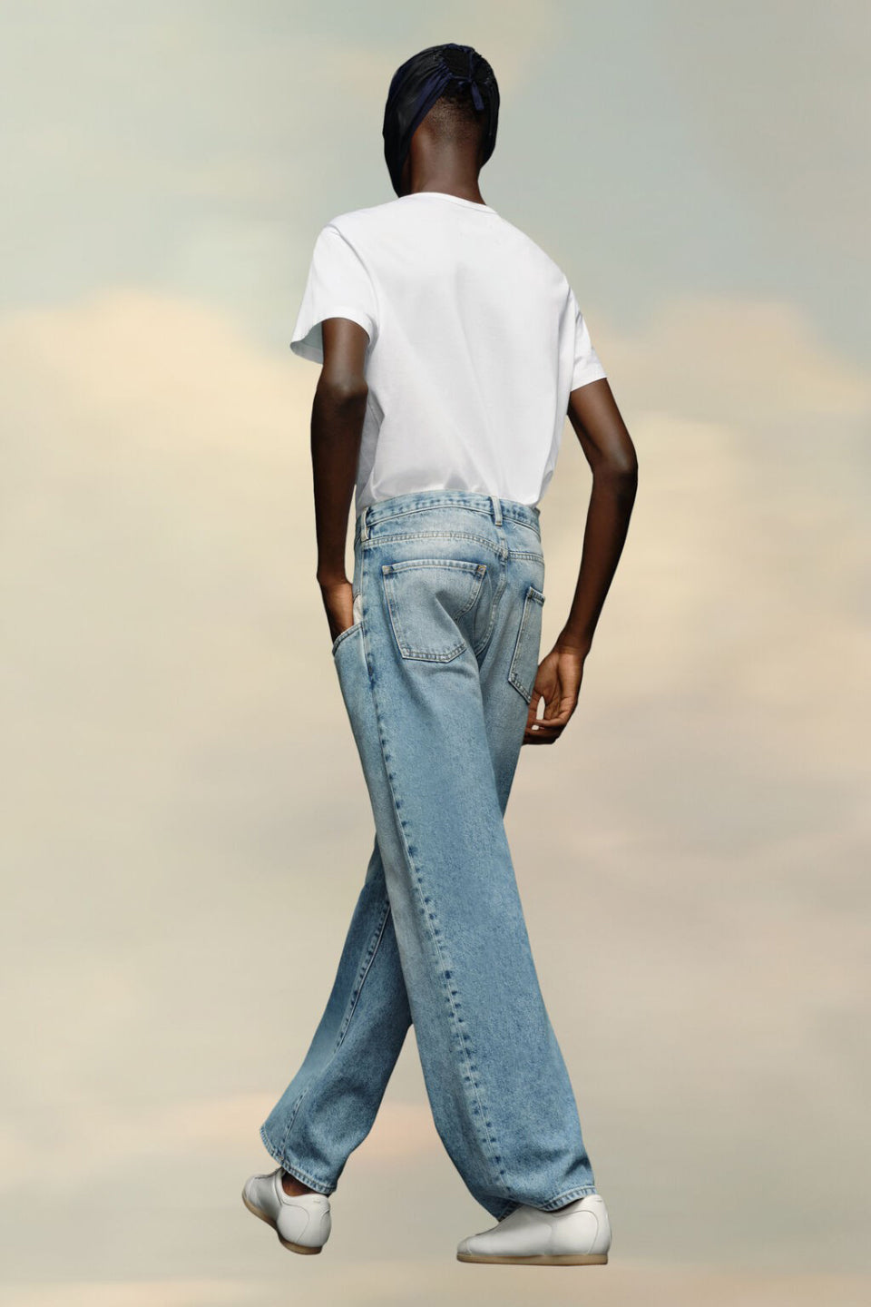 Maison Margiela-Straight Jeans with Contrasting Pockets-NOWALL