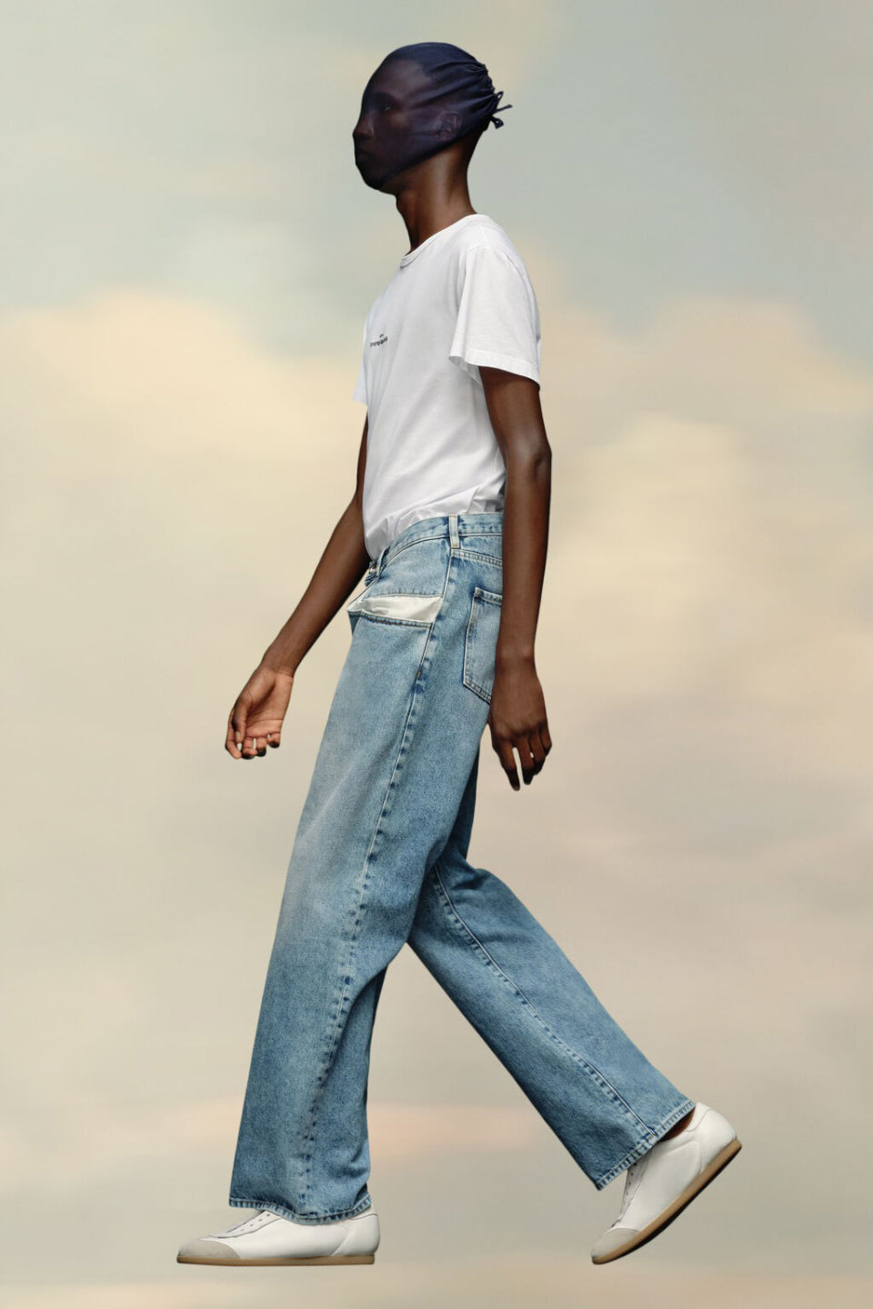 Maison Margiela-Straight Jeans with Contrasting Pockets-NOWALL