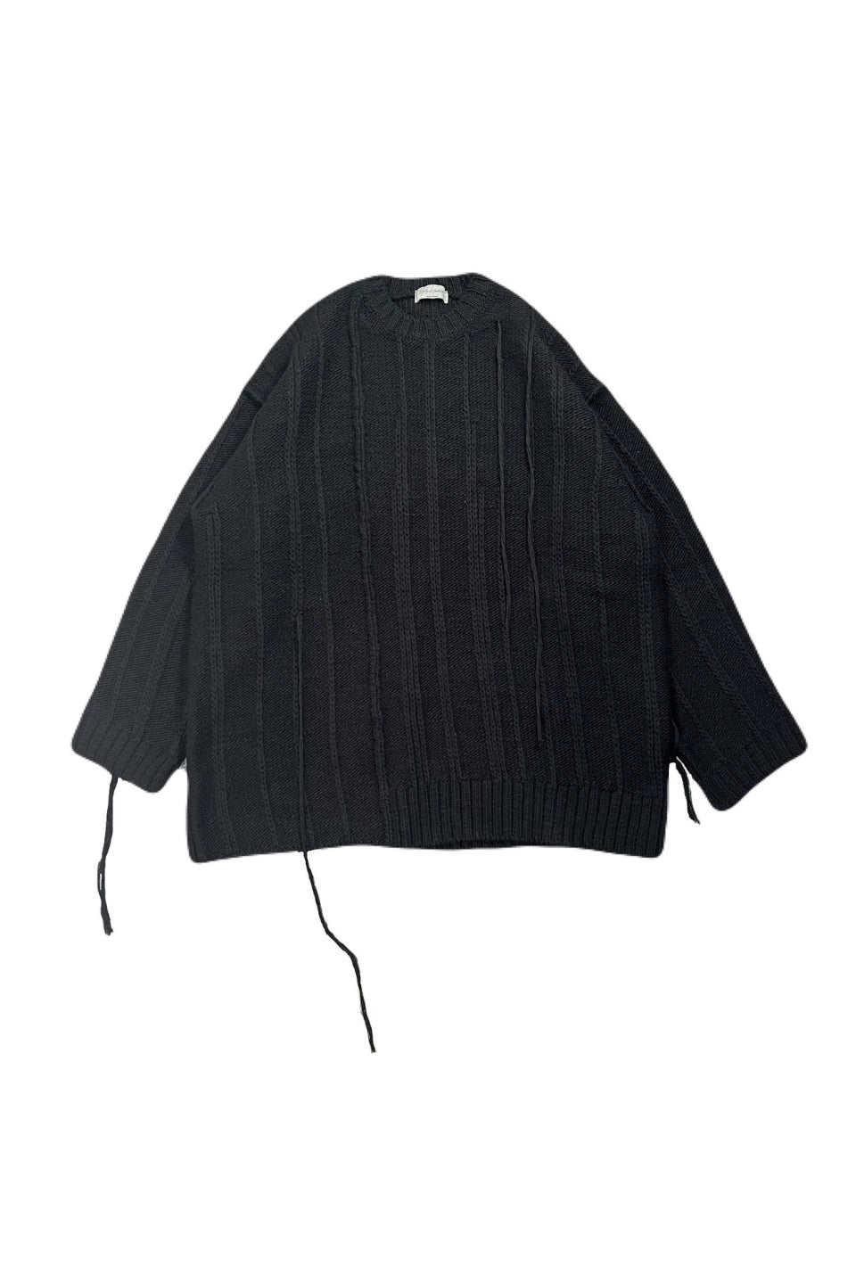 Yohji Yamamoto POUR HOMME-String Switching Sweater-NOWALL