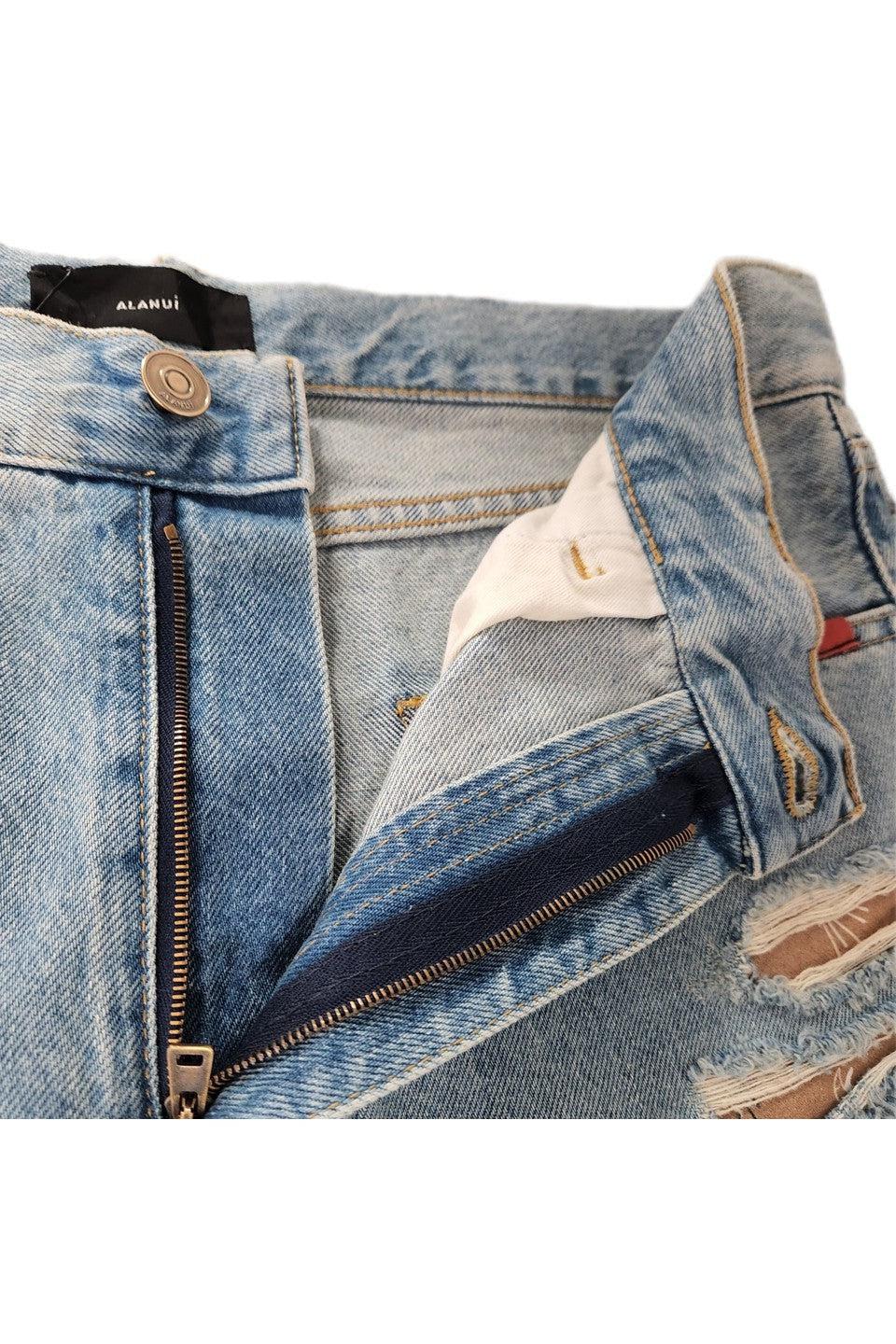 ALANUI-THE TWELVE SIGNS DENIM PANTS-NOWALL