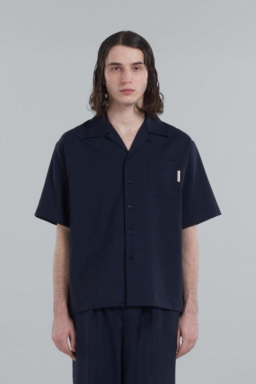 MARNI-TROPICAL WOOL BOWLING SHIRT-NOWALL