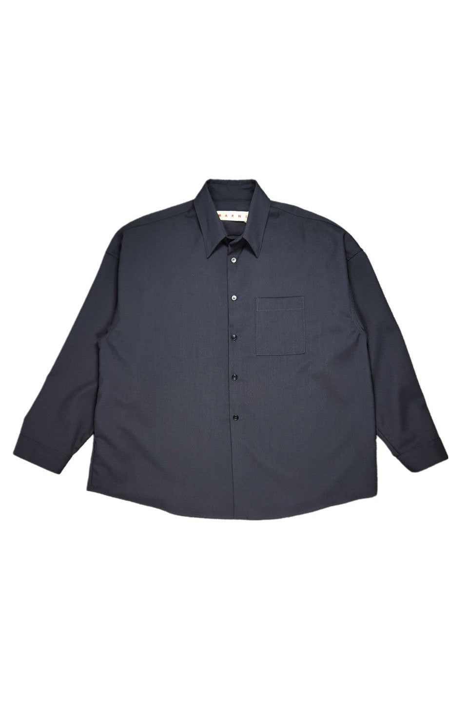 MARNI-TROPICAL WOOL LONG SLEEVE SHIRT-NOWALL