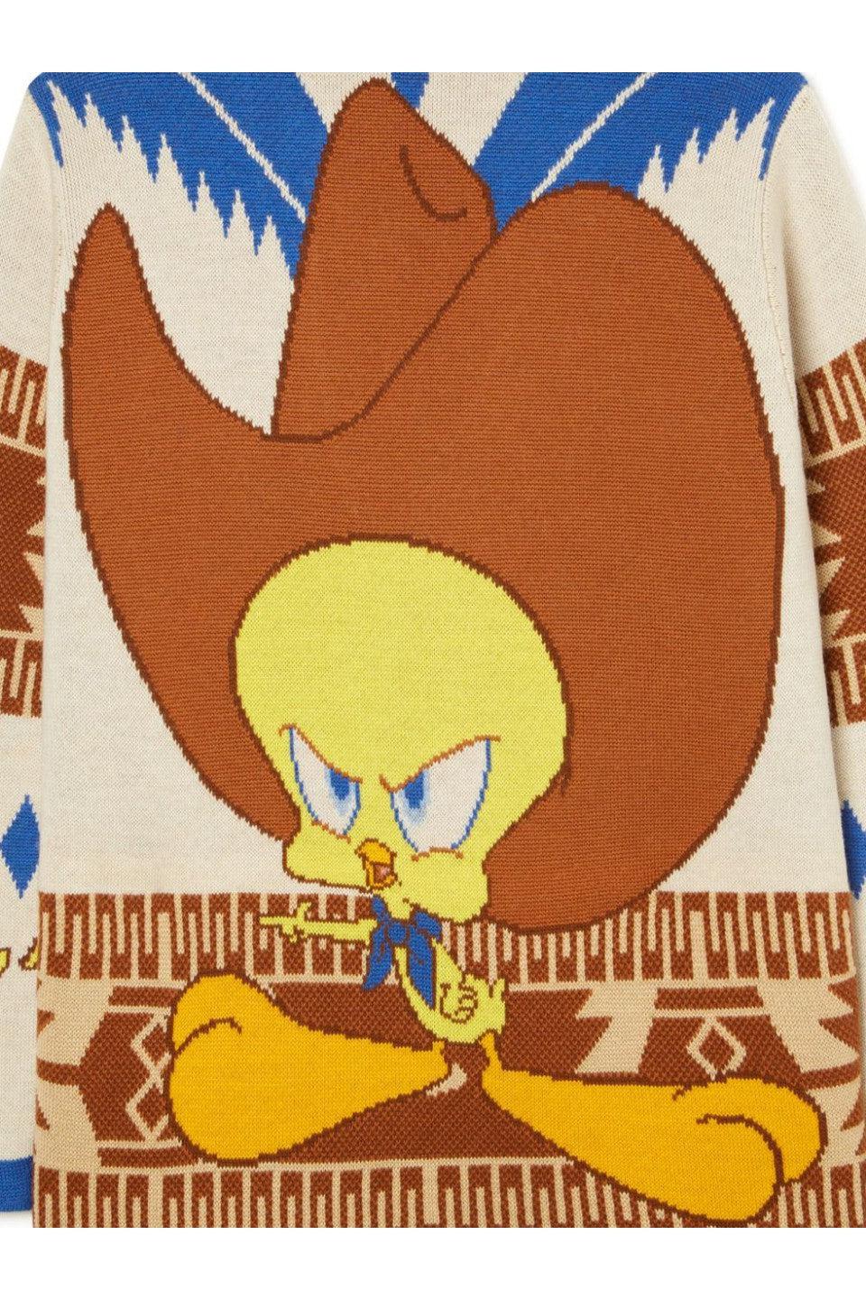 ALANUI-TWEETY COWBOY ICON CARDIGAN-NOWALL