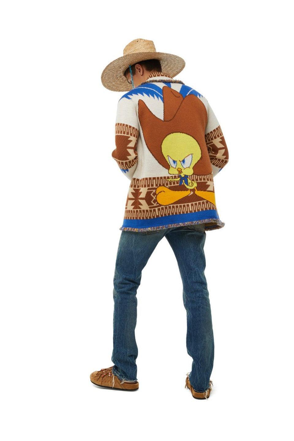 ALANUI-TWEETY COWBOY ICON CARDIGAN-NOWALL