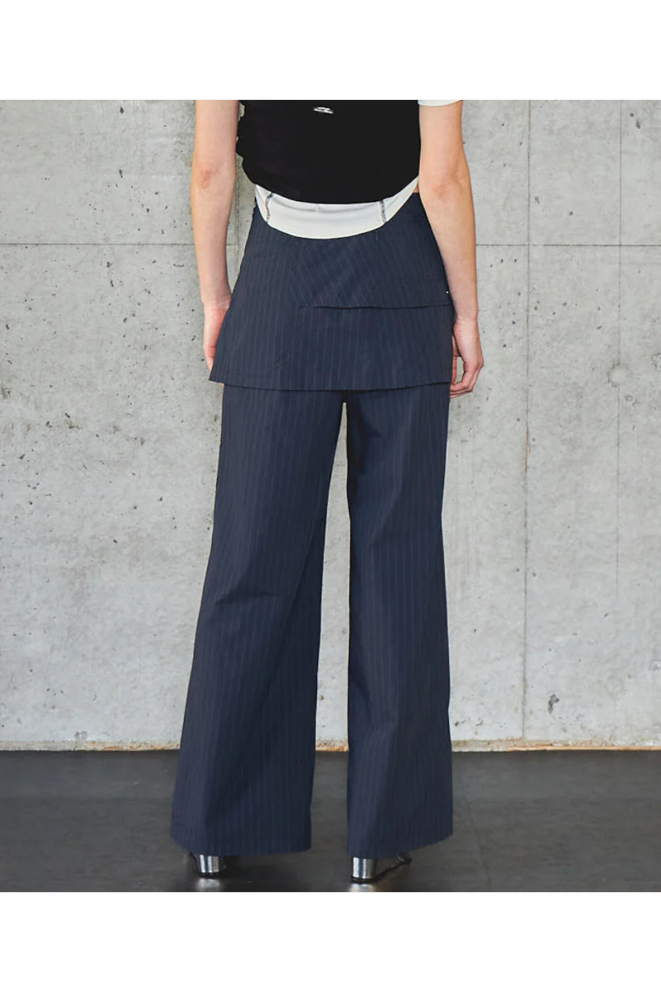 MAISON SPECIAL-Tech Skirt Layered Pants-NOWALL