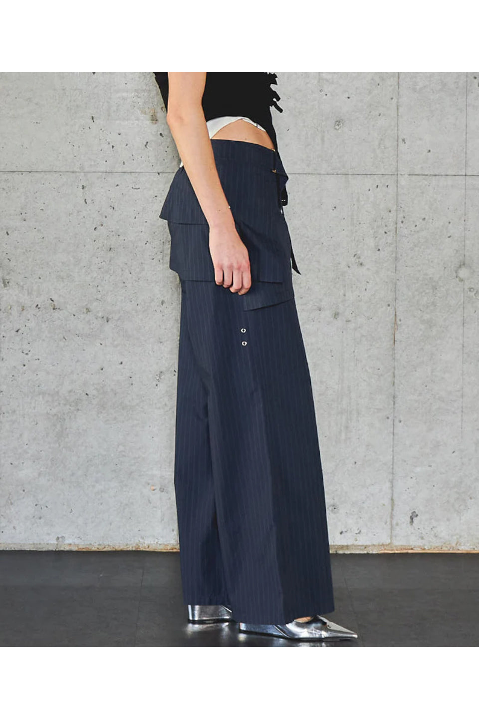 MAISON SPECIAL-Tech Skirt Layered Pants-NOWALL