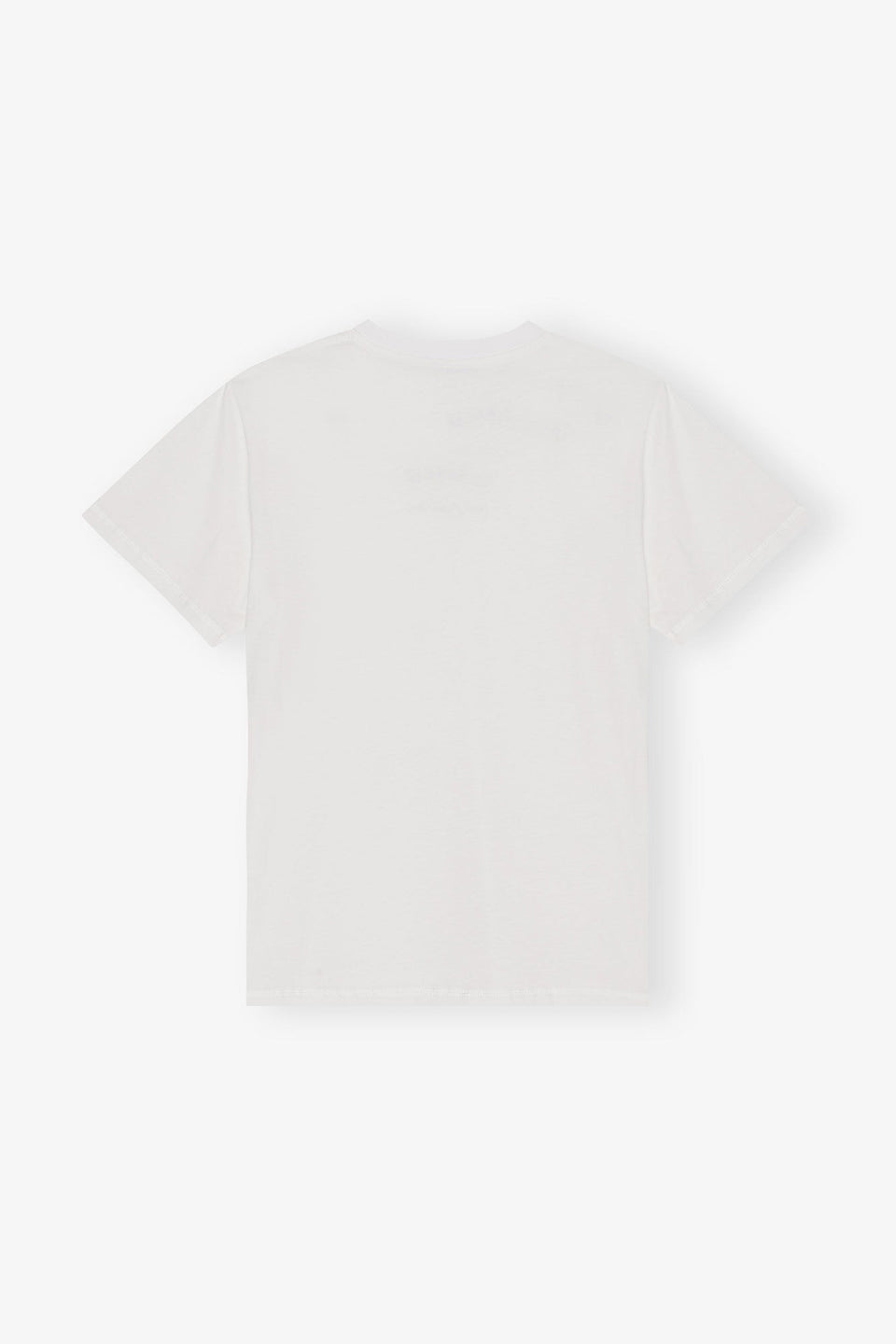 GANNI-Thin Jersey Relaxed O-neck T-shirt-NOWALL