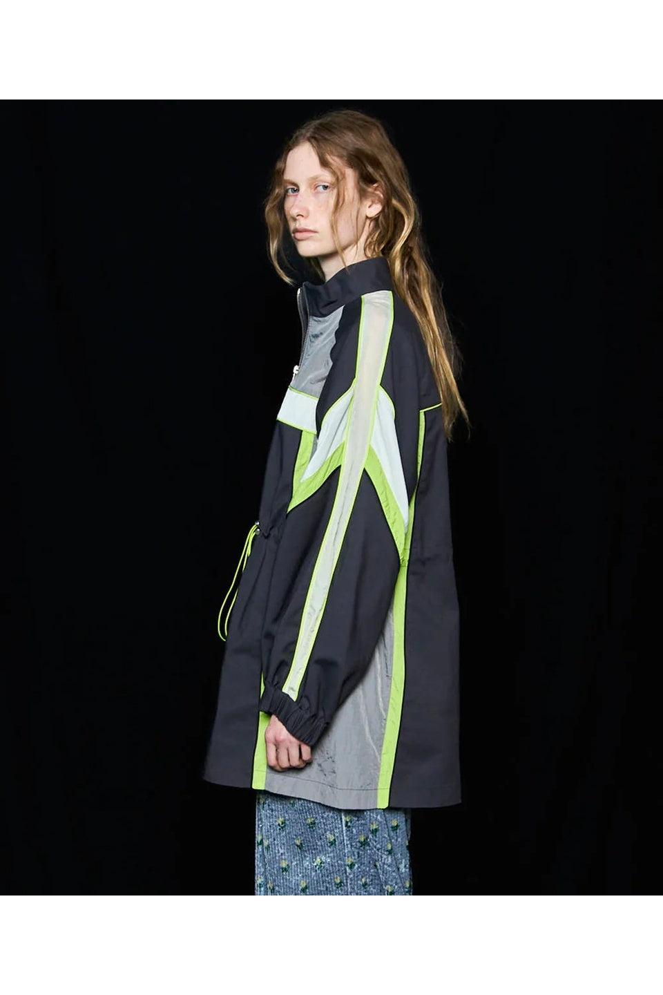 MAISON SPECIAL-Track Jersey Mini Dress-NOWALL