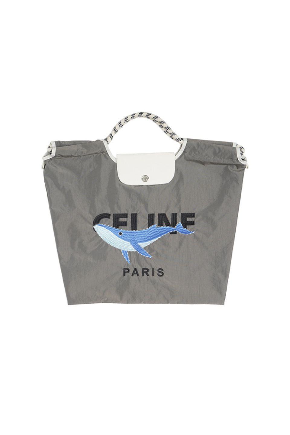 MICALLE MICALLE-WHALE MOTIF FLAP BAG-NOWALL