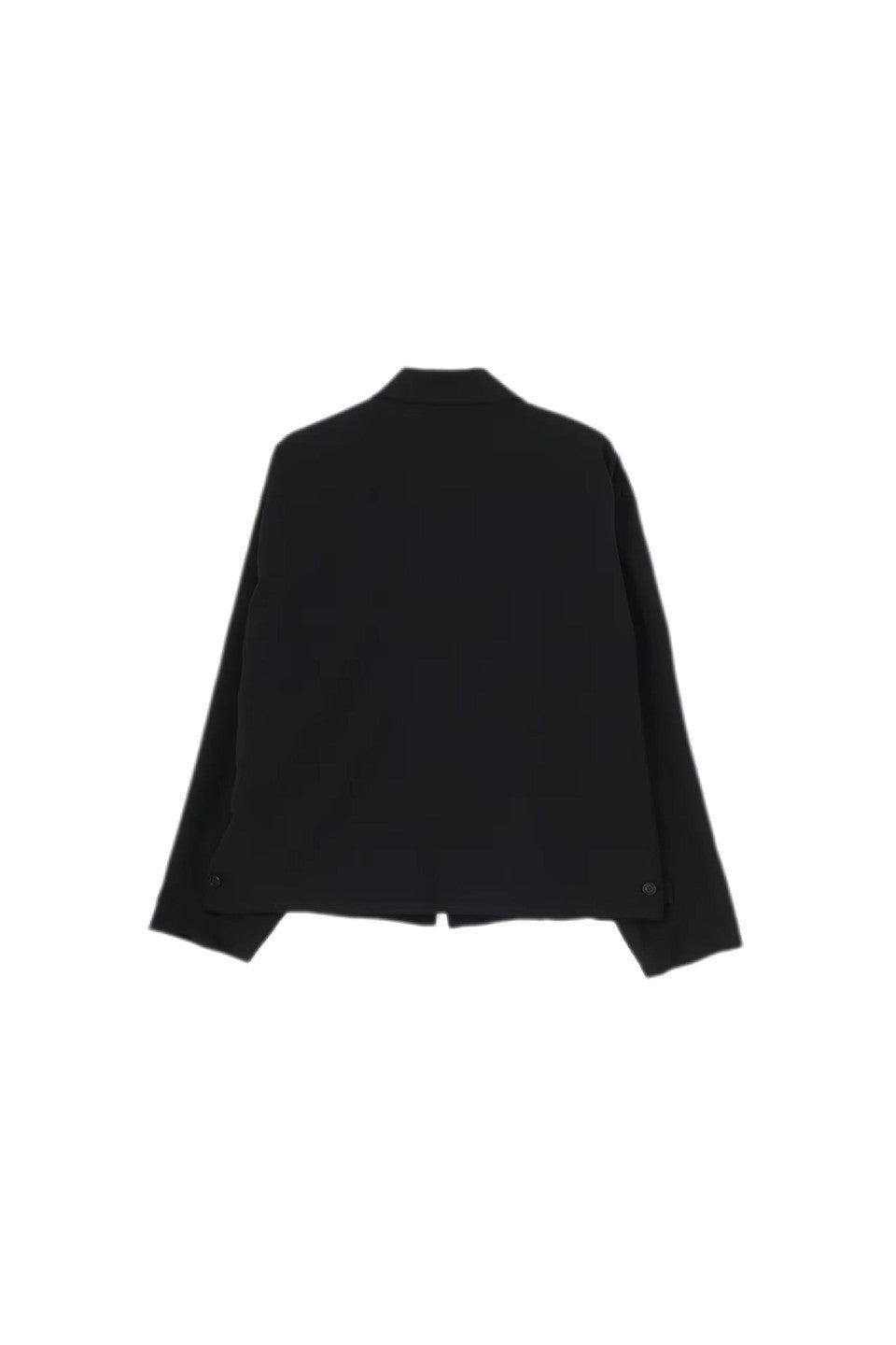 Yohji Yamamoto POUR HOMME-WOOL GABARDINE STANDARD BLOUSON-NOWALL