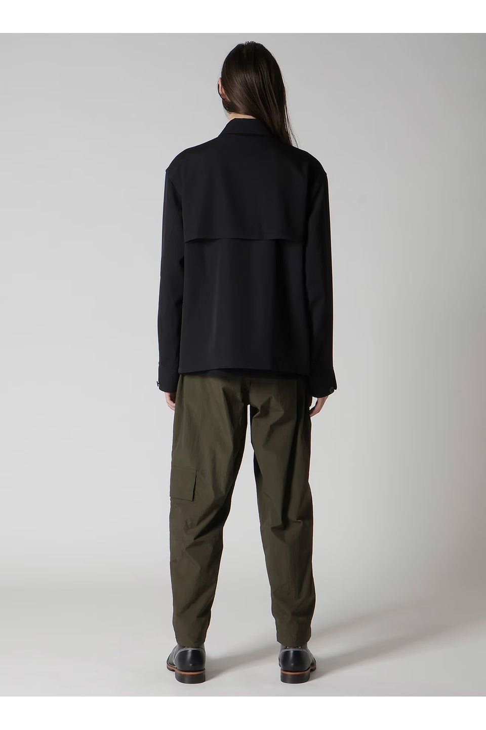 Y's for men-WOOL GABARDINE STORM SHIELD BLOUSON-NOWALL