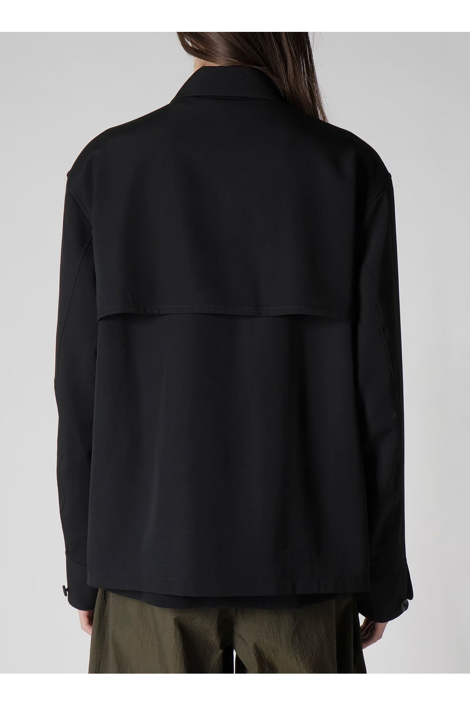 Y's for men-WOOL GABARDINE STORM SHIELD BLOUSON-NOWALL