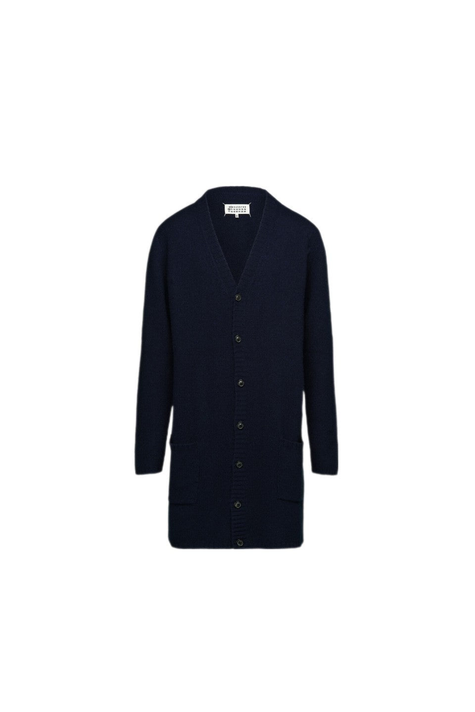 Maison Margiela-WOOL LONG KNIT CARDIGAN-NOWALL