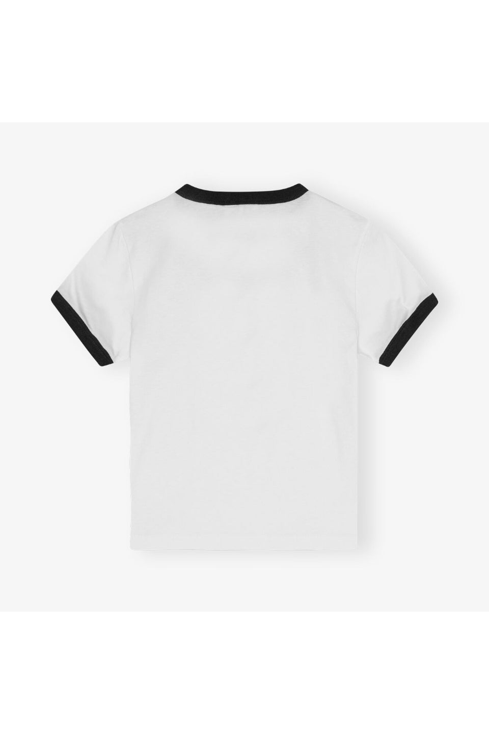 GANNI-White Basic Jersey Bear T-shirt-NOWALL