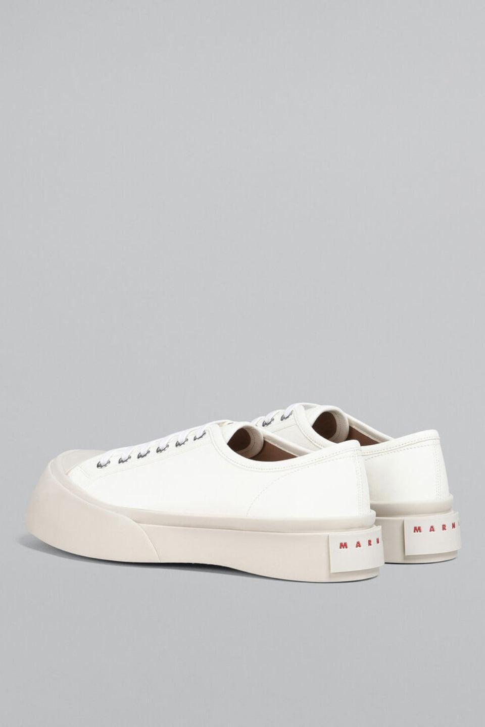 MARNI-White Nappa Leather Pablo Sneaker-NOWALL