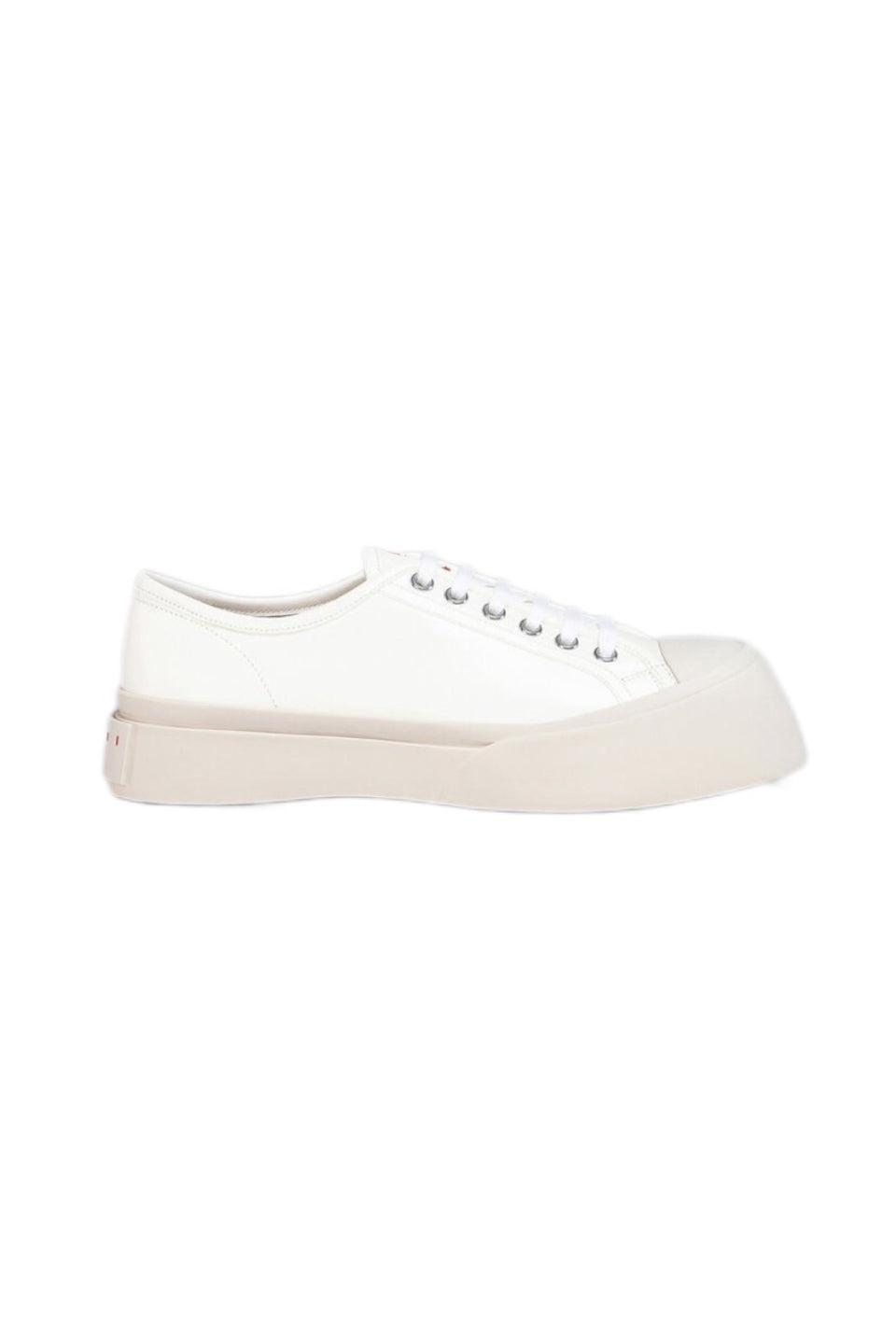 MARNI-White Nappa Leather Pablo Sneaker-NOWALL