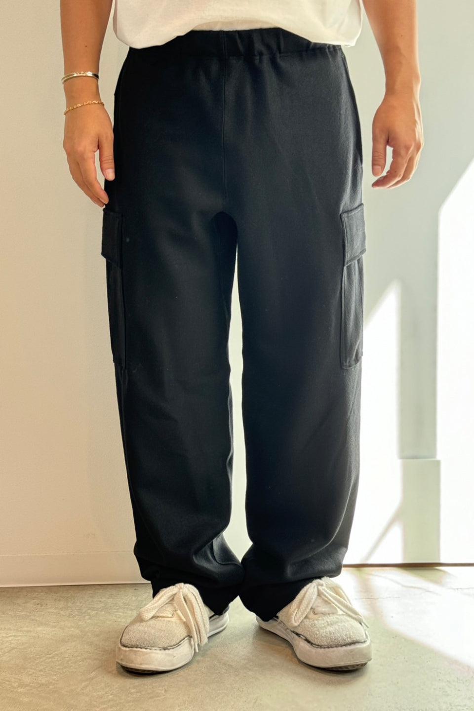 MAYKAM-Wool Easy Cargo Pants-NOWALL