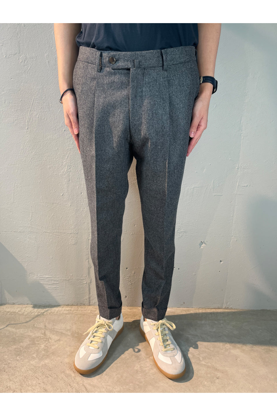 Maison M-Wool Flannel Pants / Slacks-NOWALL