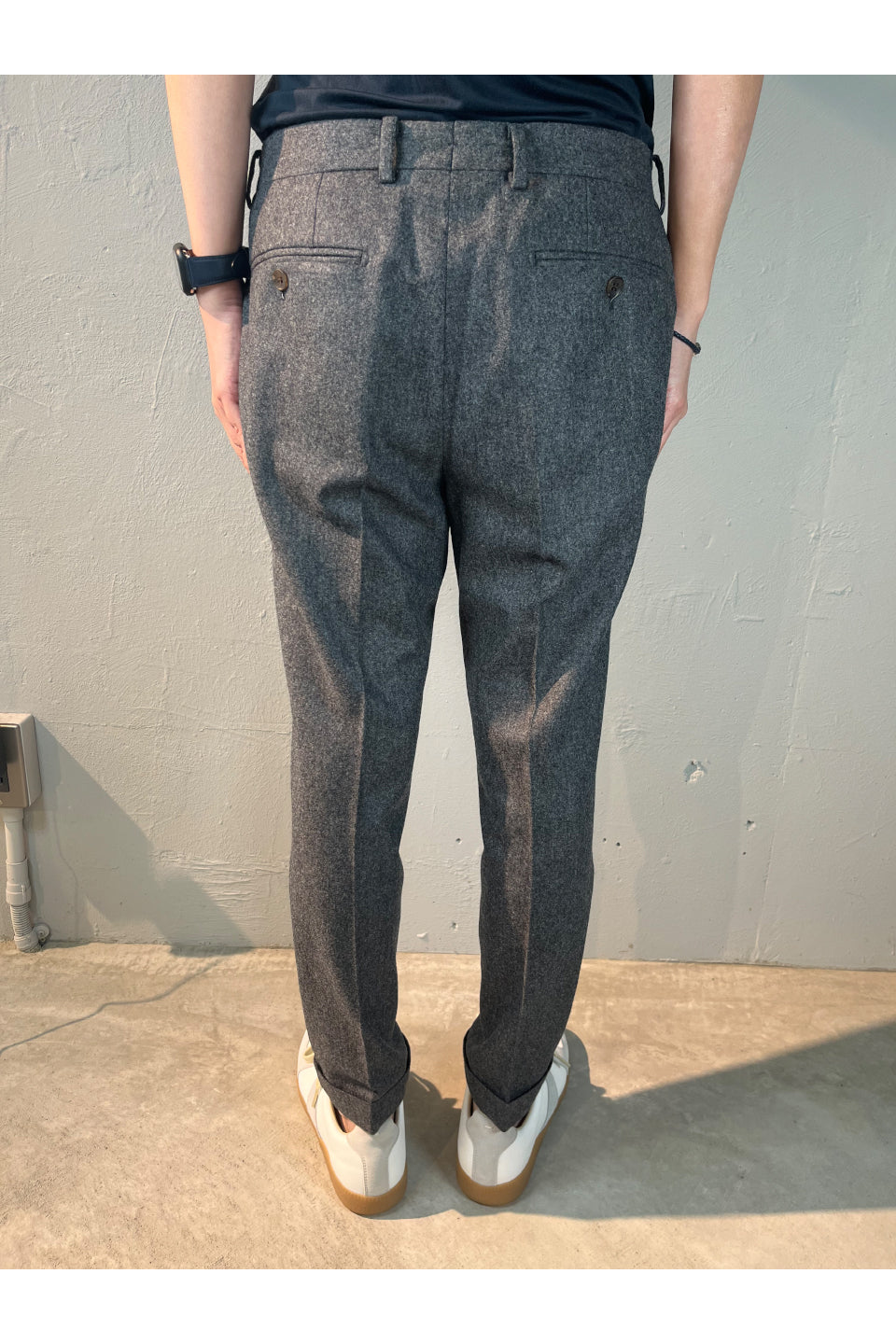 Maison M-Wool Flannel Pants / Slacks-NOWALL