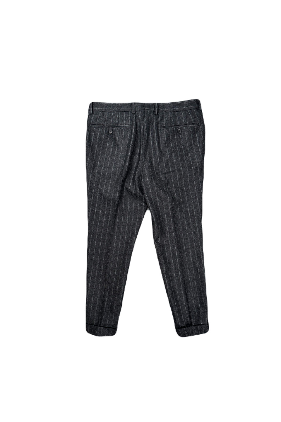 Maison M-Wool Flannel Striped Pants / Slacks-NOWALL