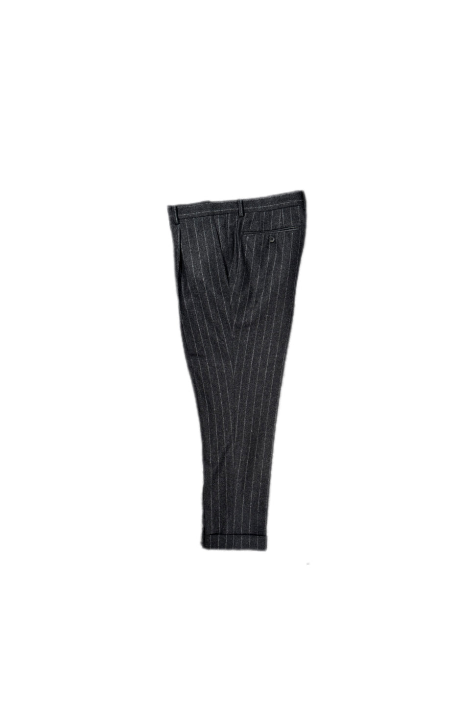 Maison M-Wool Flannel Striped Pants / Slacks-NOWALL