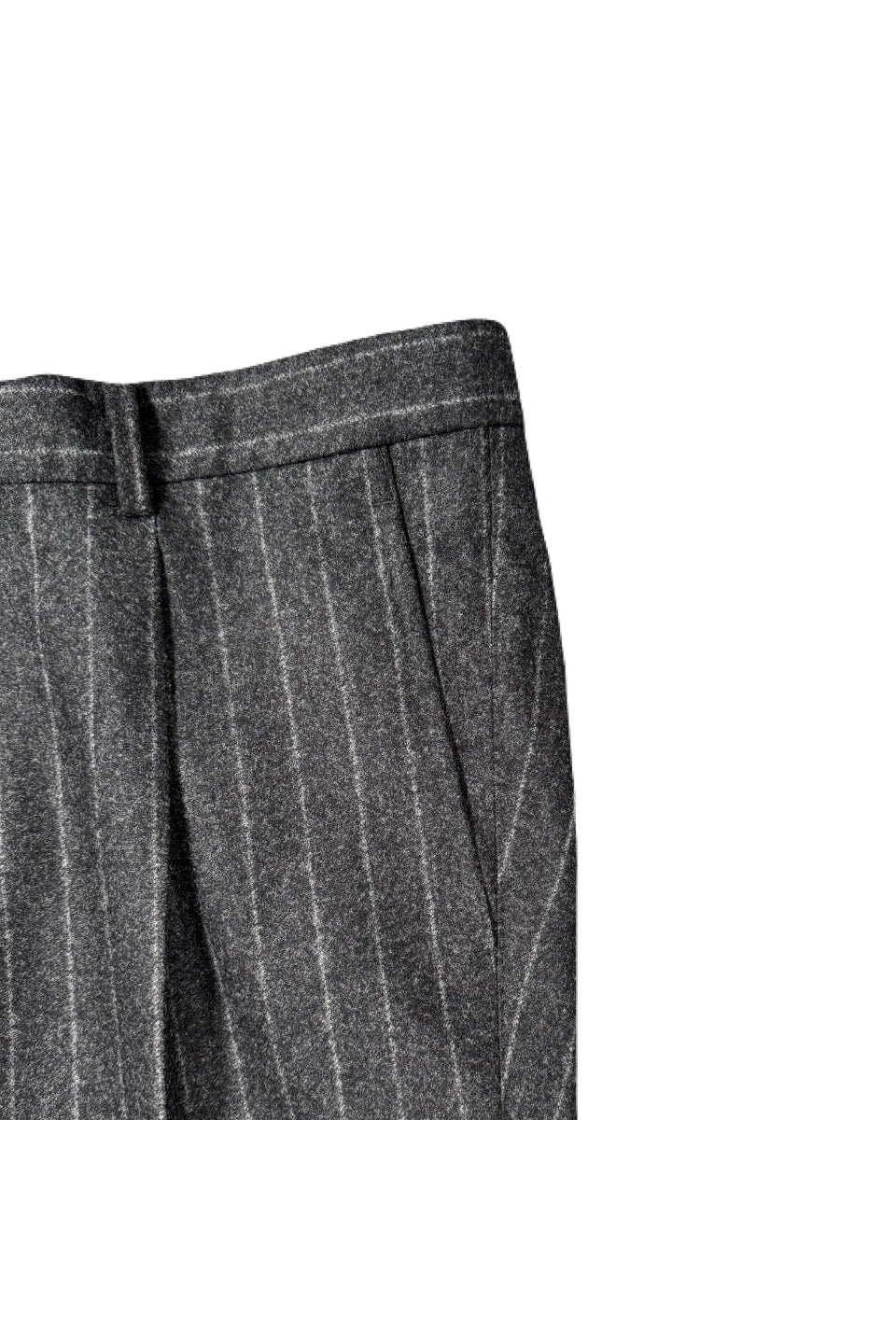 Maison M-Wool Flannel Striped Pants / Slacks-NOWALL