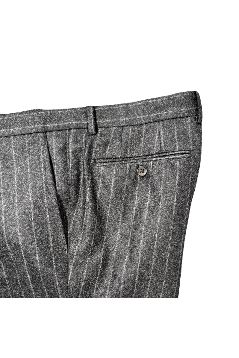 Maison M-Wool Flannel Striped Pants / Slacks-NOWALL