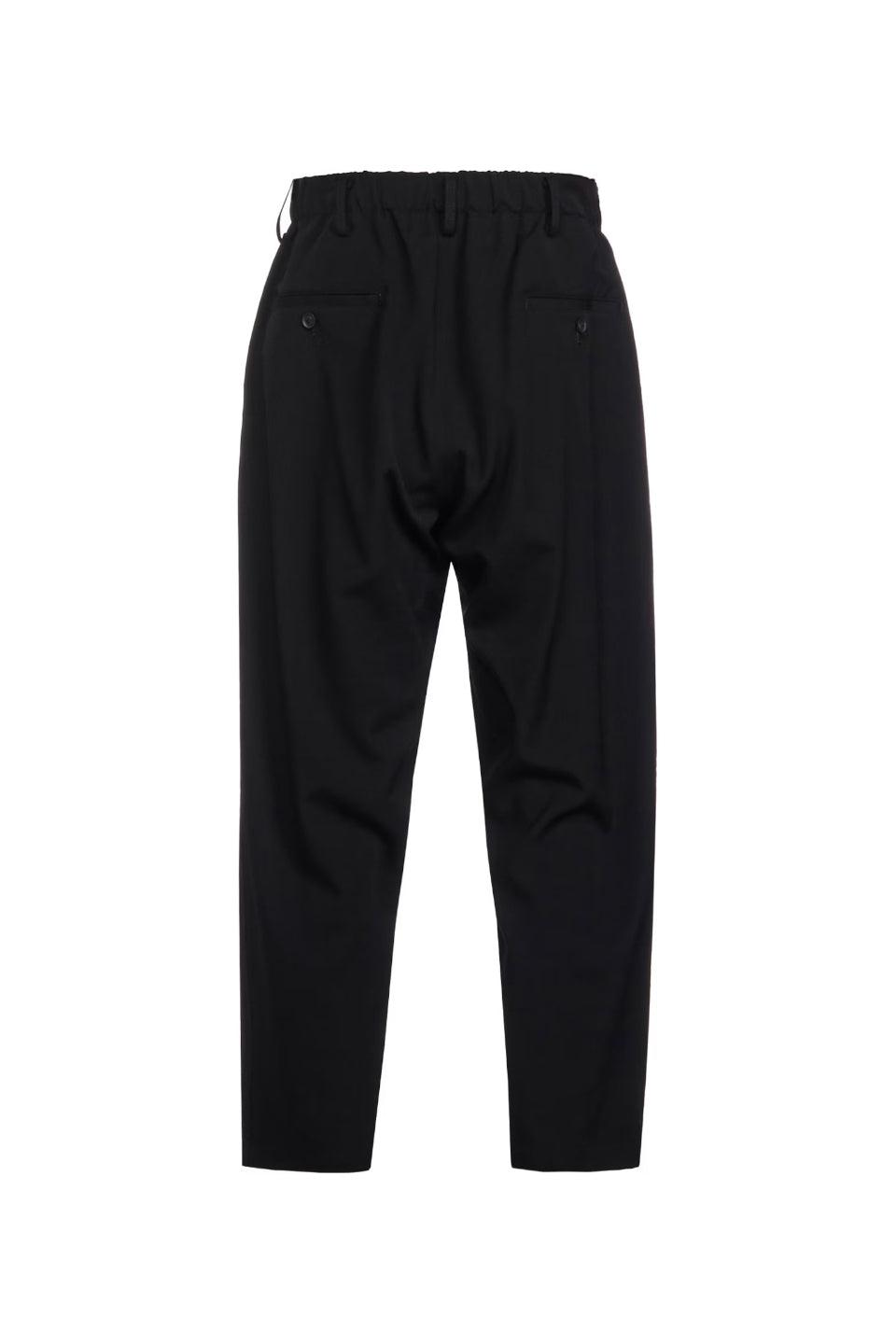 Yohji Yamamoto POUR HOMME-Wool Gabardine W Stitch Pants-NOWALL